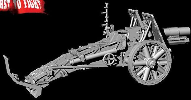 Available to Order – German Heavy Infantry Gun 15 cm sIG33 for Mechanical Traction 1:72 (FTF 102)