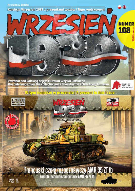 Available to Order – French reconnaissance tank AMR35 ZT 1b 1:72 (FTF 108)