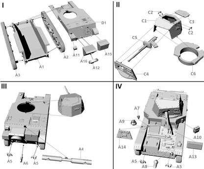 Available to Order – French reconnaissance tank AMR35 ZT 1b 1:72 (FTF 108)