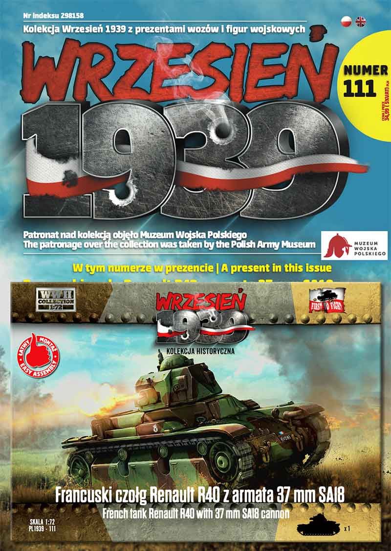 Available to Order – French Renault R40 tank with SA18 gun 1:72 (FTF 111)