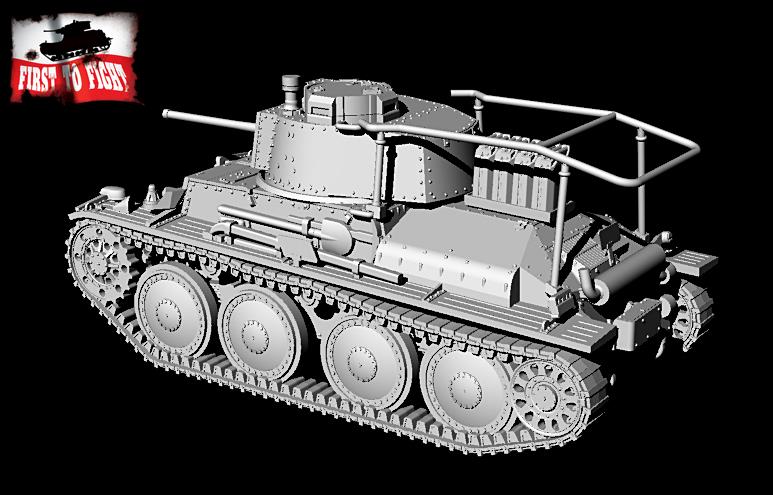 Available to Order – German light tank Pz.Kpfw 38(t) Ausf. E/F Panzerbefehlswagen (Pz.BfWG) 38(t) Ausf. E 1:72 (FTF 116)