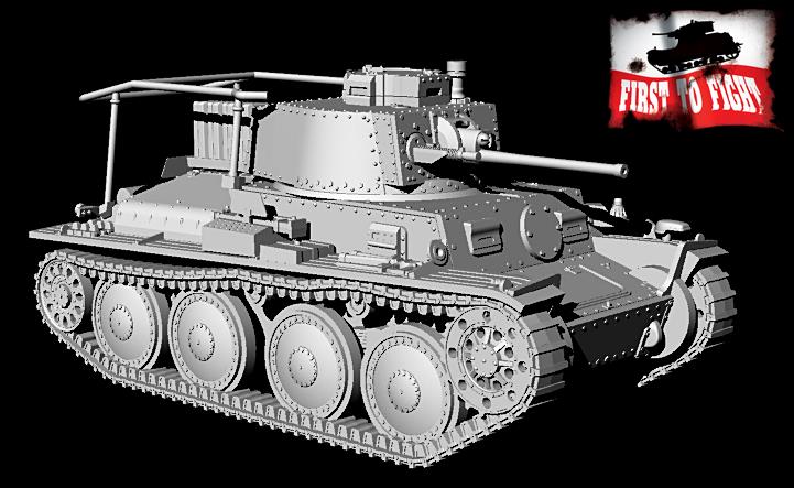 Available to Order – German light tank Pz.Kpfw 38(t) Ausf. E/F Panzerbefehlswagen (Pz.BfWG) 38(t) Ausf. E 1:72 (FTF 116)