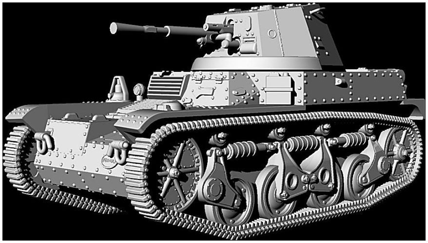 Available to Order – French Light Reconnaissance Tank AMR 35 ZT2 1:72 (FTF 118)