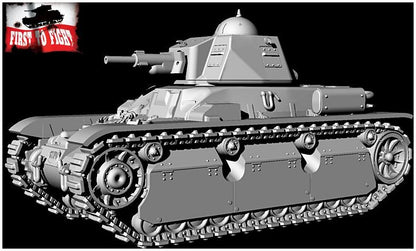 Available to Order – French Renault R40 Tank w/SA38 Gun 1:72 (FTF 119)