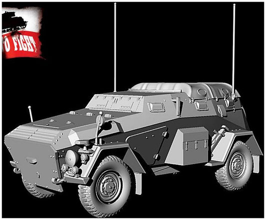Available to Order – German Armored Car Sd.Kfz. 247 Ausf. B Late Version 1:72 (FTF 121)