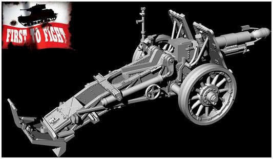 Available to Order – Heavy Infantry Gun 15 cm sIG 33 w/Wooden Wheels and Stielgranate 42 1:72 (FTF 123)