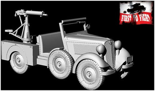 Available to Order – Fiat 508/518 w/Heavy Machine Gun wz.30 Polish 1:72 (FTF 125)