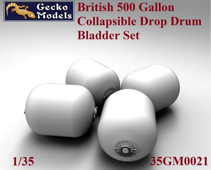 Available To Order – British 500 Gallon Collapsible Drop Drum Bladder Set APFC Air Portable Container 1:35 Gecko Models (GEC 35GM0021)