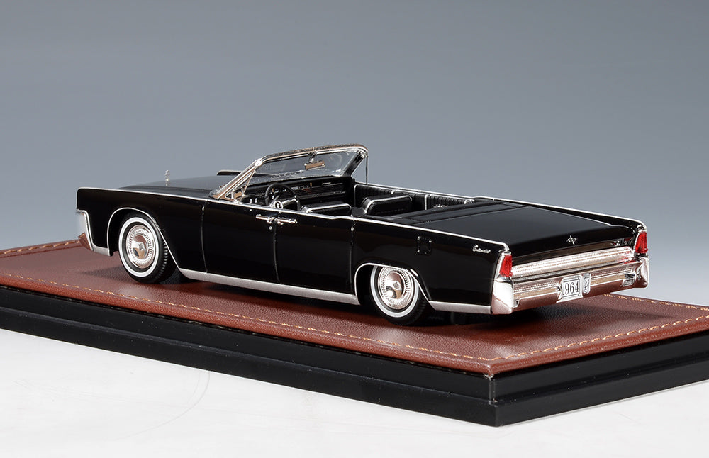 Available to Order – Lincoln Continental Black Convertible Open Roof Black 1964 1:43 (GLM 100905)