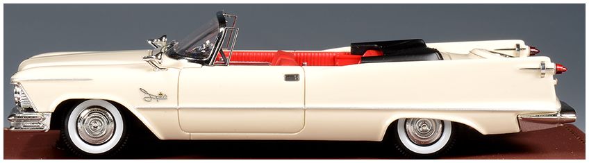 Available to Order – Imperial Crown Convertible Desert Beige Open Roof (Single Headlight) 1957 1:43 (GLM 132201)