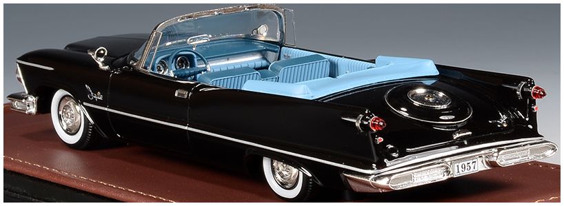 Available to Order – Imperial Crown Convertible Black Open Roof 1957 1:43 (GLM 132203)