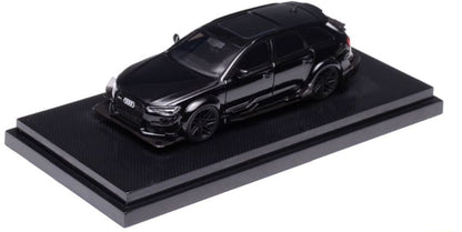 Available To Order – DarwinPro Widebody RS6 Avant Race Black 2017 1:64 (GLM 640403)