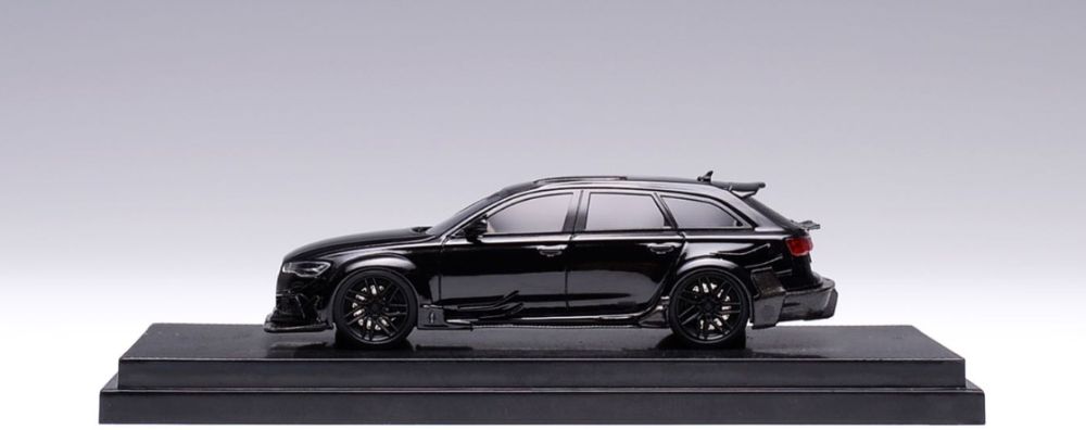 Available To Order – DarwinPro Widebody RS6 Avant Race Black 2017 1:64 (GLM 640403)