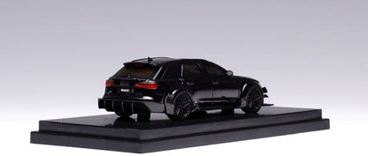 Available To Order – DarwinPro Widebody RS6 Avant Race Black 2017 1:64 (GLM 640403)