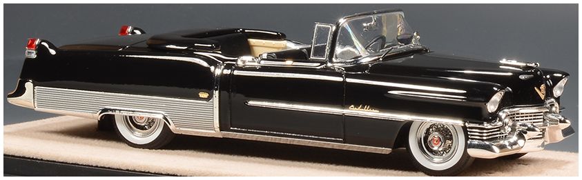 Cadillac Eldorado Convertible Black Open Roof 1954 1:43 – diecast model (view 3)