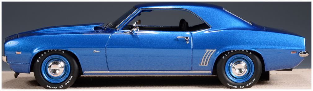 Available To Order – Chevrolet COPO Camaro ZL1 Le Mnas Blue Metallic 1969 1:43 (GLM STM691011)