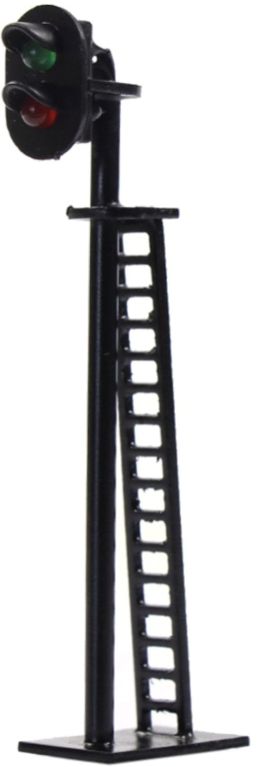 Gauge 2 Aspect Signal Pairs Red/Green 1:76 – diecast model (view 3)