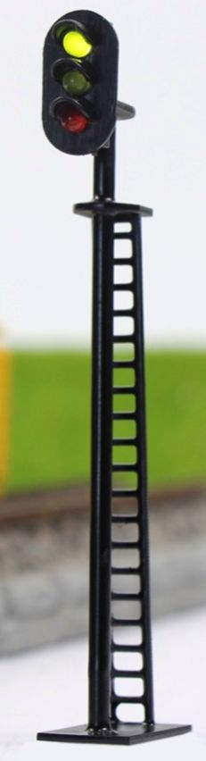Gauge 3 Aspect Signal Pairs Red/Amber/ Green 1:76 – diecast model (view 2)