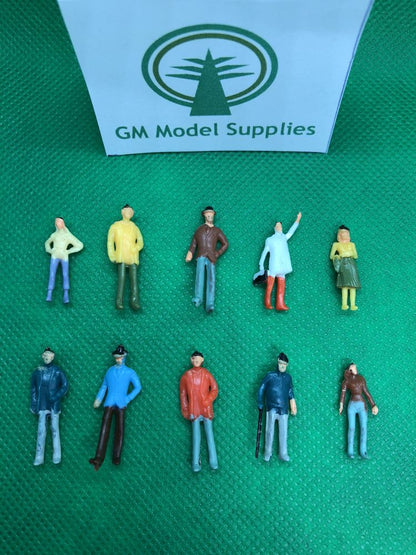 Available To Order – Model Railway Mixed Painted Figures 50pcs 1:76 (GMS F010)