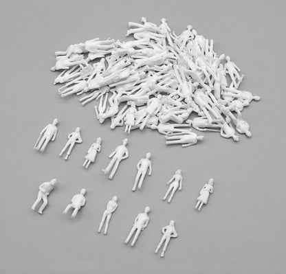 Available To Order – Model Railway Plain White Figures 1:76 (GMS F017)