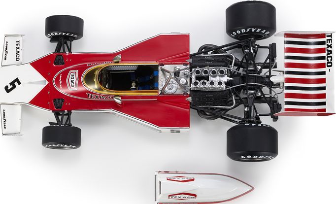 Available to Order – McLaren M23 1974 #5 Emerson Fittipaldi Winner Brazilian GP 1974 Openable Part 1:18 (GPR 131C)