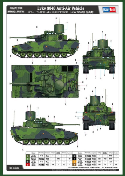 Available To Order – LVKV 90 Anti-Air Vehicle 1:35 Hobby Boss Model (HBB 84507)