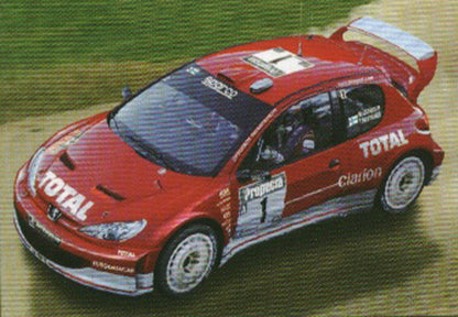 Peugeot 206 WRC 03 1:43 – diecast model (view 2)