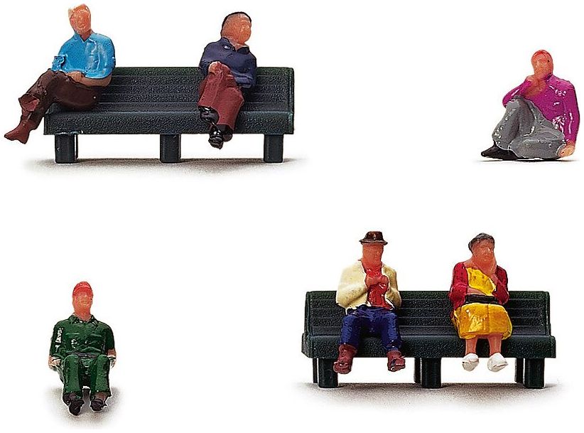 Sitting People 1:76 Hornby Model (view 2)