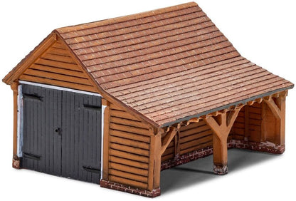 Available To Order – Modern Timber Garage 1:76 (HOR R7271)