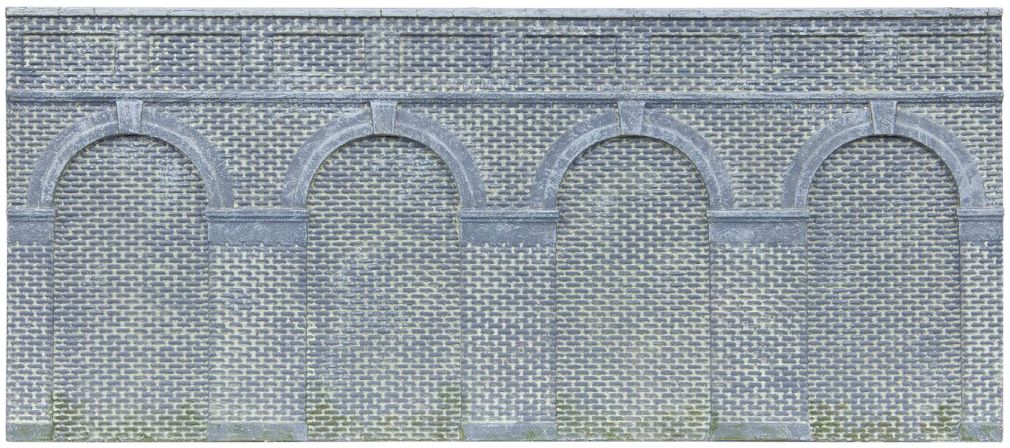 Available To Order – Mid Level Arched Retaining Walls x2 (Engin 1:76 (HOR R7385)