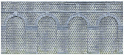 Available To Order – Mid Level Arched Retaining Walls x2 (Engin 1:76 (HOR R7385)