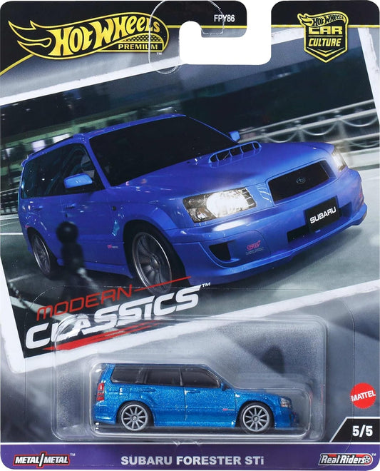 Modern Classics Subaru Forester STI 5/5 1:64 Hot Wheels Model (HRV74)
