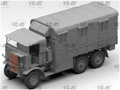Monty's Mobile Office Caravan 1:35 ICM Plastic Kits Model (view 2)