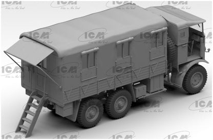 Monty's Mobile Office Caravan 1:35 ICM Plastic Kits Model (view 5)