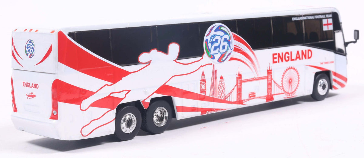 Available To Order – MCI D4520 Coach England National Soccer Team 1:87 Iconic Replicas Model (ICO 870724)