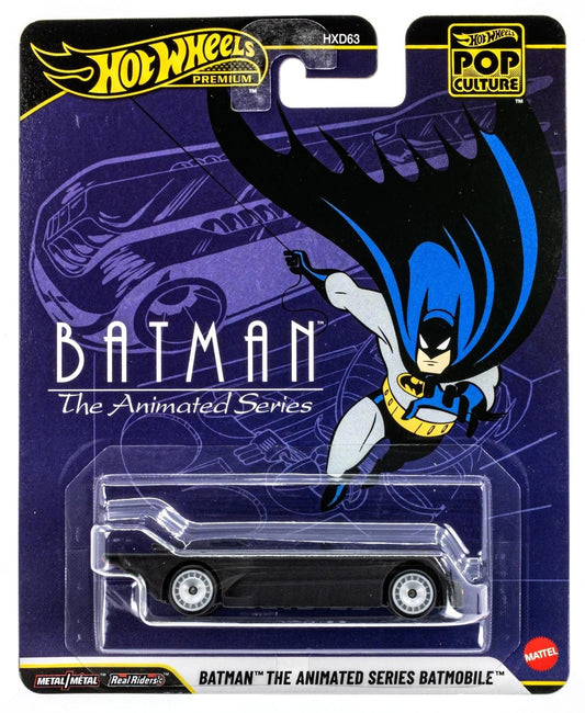 1:64 Hotwheels Pop Culture Batman The Animated Series - Batmobile JHW88