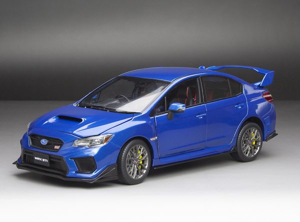 Subaru WRX Sti 2018 Customised Version WB Pearl Blue Asian Collectibles 1:18 SunStar Model Car