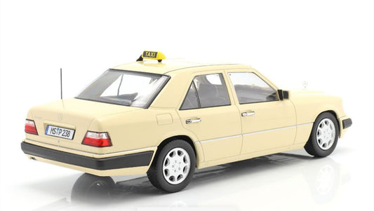 Available To Order – Mercedes Benz E-Klasse W124 1989 Taxi 1:18 iScale Model (ISC 118056)