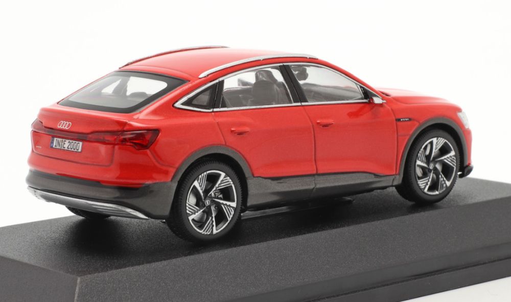 Available To Order – Audi e-tron Sportback 2020 Catalunya Red 1:43 iScale Model (ISC 4300110)