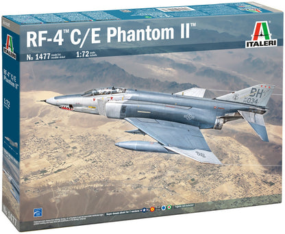 RF-4 C/E Phantom II 1:72 Italeri Plastic Kits Model (view 2)