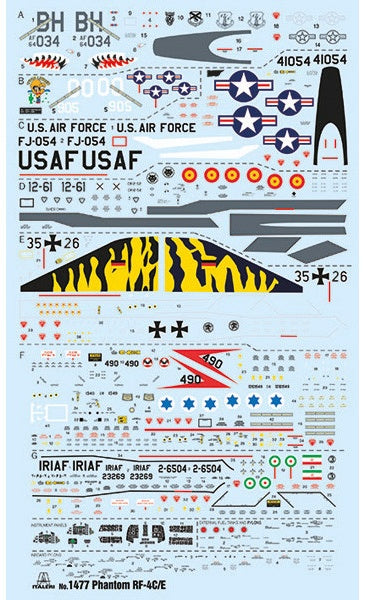 RF-4 C/E Phantom II 1:72 Italeri Plastic Kits Model (view 3)