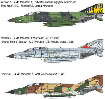 RF-4 C/E Phantom II 1:72 Italeri Plastic Kits Model (view 5)