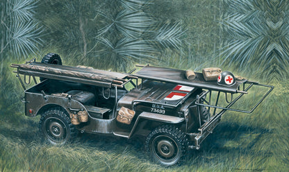 Available To Order – Ambulance Jeep 1:4 Ton. 4x4 1:35 Italeri Plastic Kits Model (ITA 326)