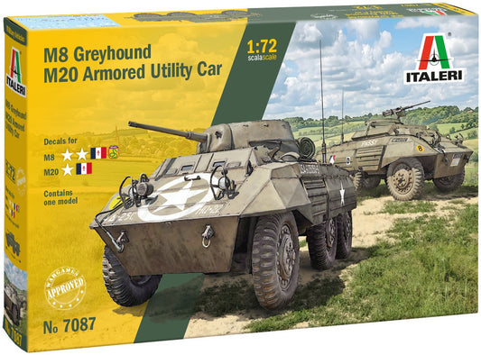 M8 Greyhound / M20 1:72 Italeri Plastic Kits Model (view 2)