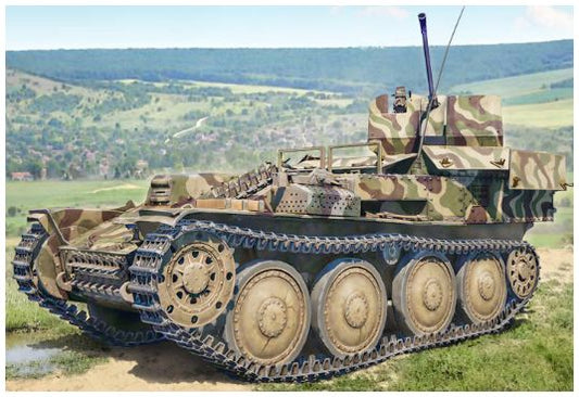 Sd. Kfz. 140 Flakpanzer 38(t) Gepard 1:35 Italeri Plastic Kits Model (view 2)