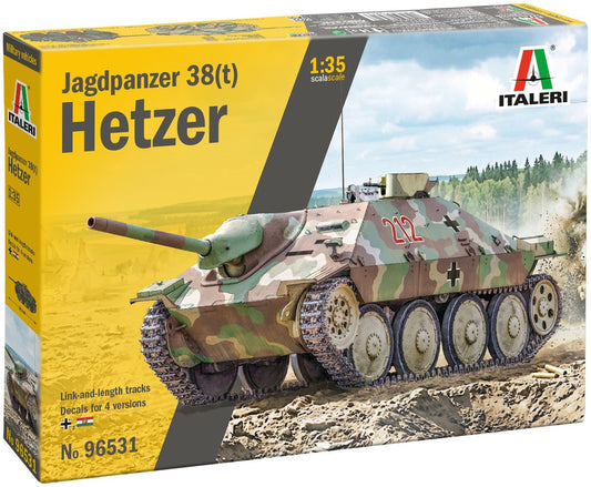 Jagdpanzer 38(t) Hetzer 1:35 Italeri Plastic Kits Model (view 2)