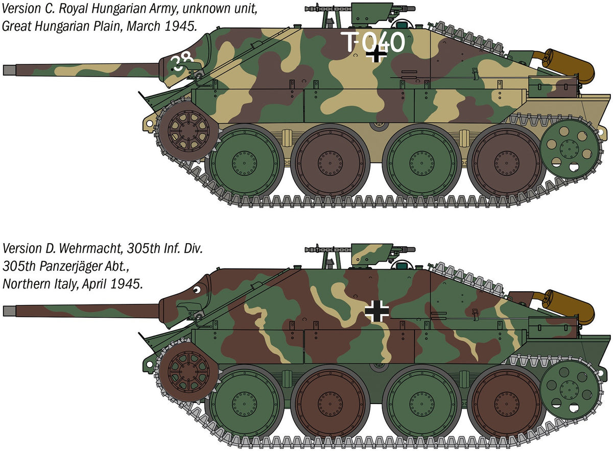 Available To Order – Jagdpanzer 38(t) Hetzer 1:35 Italeri Plastic Kits Model (ITA 96531)