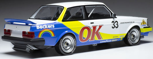 Available to Order – Volvo 240 Turbo #33 OK ETCC Zolder 1985 P-G.Andersson/G.Petersson 1:18 (IXO 18RMC105B)