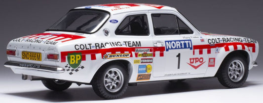 Available To Order – Ford Escort MK I RS 1600 #1 1000 Lakes Rally 1974 T.Makinen/H.Liddon 1:18 (IXO 18RMC141B)