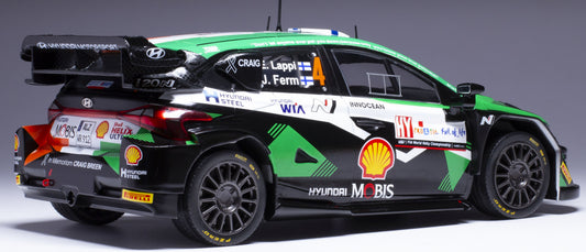 Available to Order – Hyundai i20 N #4 WRC1 Rally Croatia 2023 E.Lappi/J.Ferm 1:18 (IXO 18RMC160B)